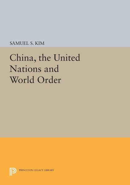 Produktbild: China, the United Nations and World Order