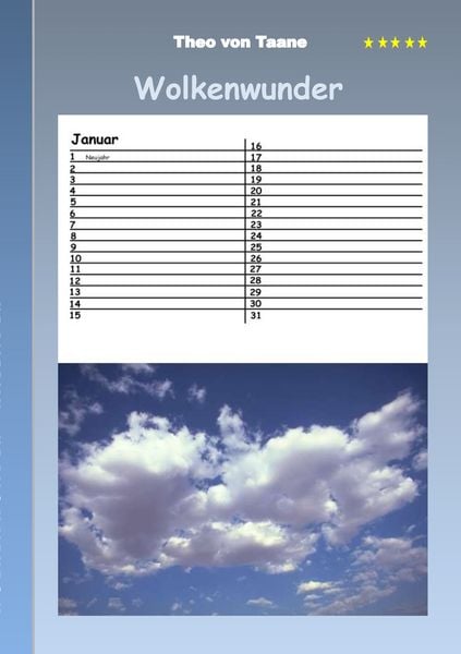 Produktbild: Wolkenwunder - Kalender