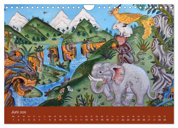 Produktbild: Buddhistische G&ouml;tter, G&ouml;tzen und D&auml;monen (Wandkalender 2026 DIN A4 quer), CALVENDO Monatskalender