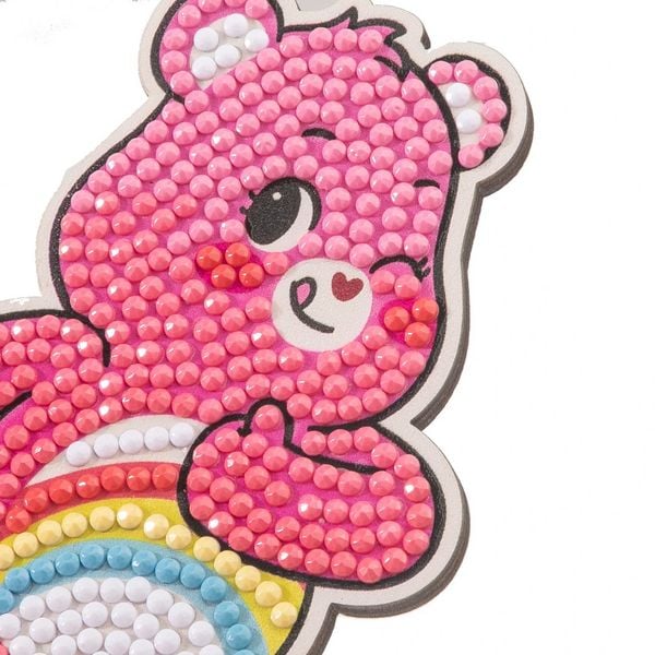 Produktbild: Craft Buddy CAFGR-32CBC061 - Crystal Art Buddies, Care Bears, Cheer Bear, rosa, Serie 6, Diamond Painting