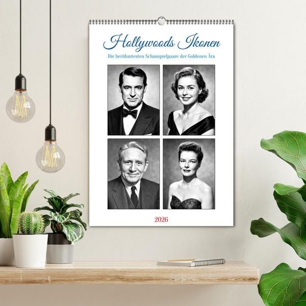 Produktbild: Hollywoods Ikonen (Wandkalender 2026 DIN A2 hoch), CALVENDO Monatskalender