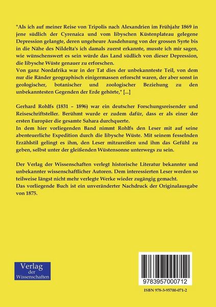 Produktbild: Drei Monate in der libyschen W&uuml;ste