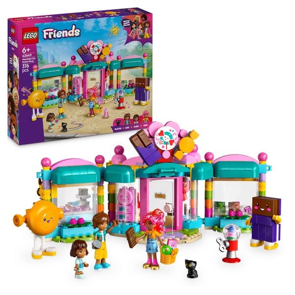 LEGO Friends Heartlake City Süßwarenladen, Bauset für Rollenspiele 42649