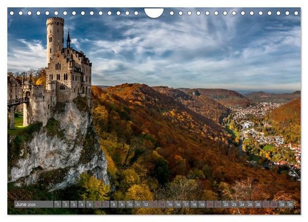 Produktbild: Castles from South Germany (Wall Calendar 2026 DIN A4 landscape), CALVENDO 12 Month Wall Calendar