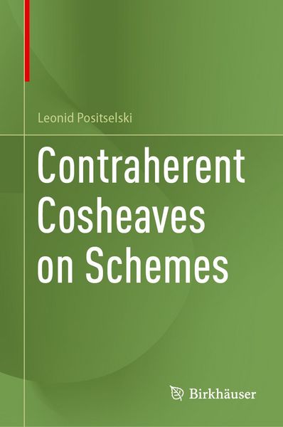 Produktbild: Contraherent Cosheaves on Schemes
