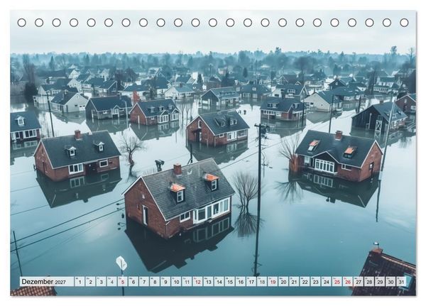Produktbild: Naturgewalten - Ungez&auml;hmt und Unaufhaltsam (Tischkalender 2027 DIN A5 quer), CALVENDO Monatskalender