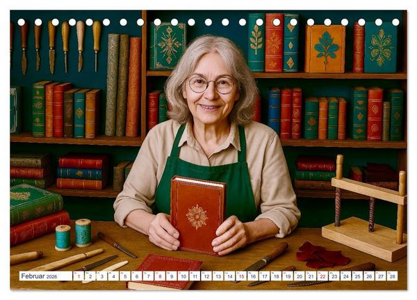 Produktbild: Traditionelle Gewerke (Tischkalender 2026 DIN A5 quer), CALVENDO Monatskalender