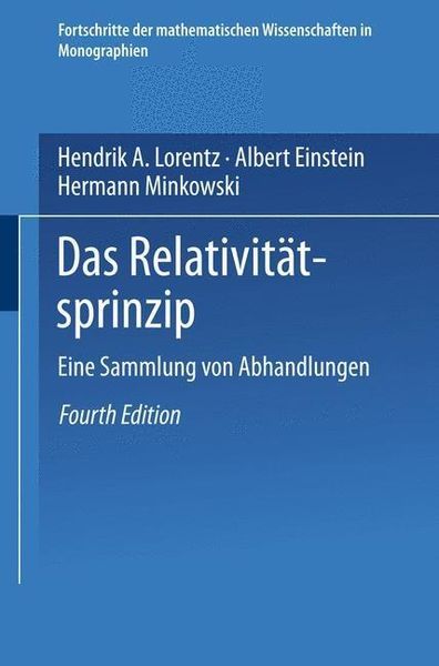 Produktbild: Das Relativit&auml;tsprinzip