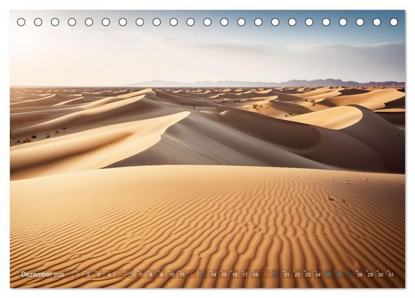 Produktbild: Sandd&uuml;nen In der W&uuml;ste und am Meer (Tischkalender 2026 DIN A5 quer), CALVENDO Monatskalender