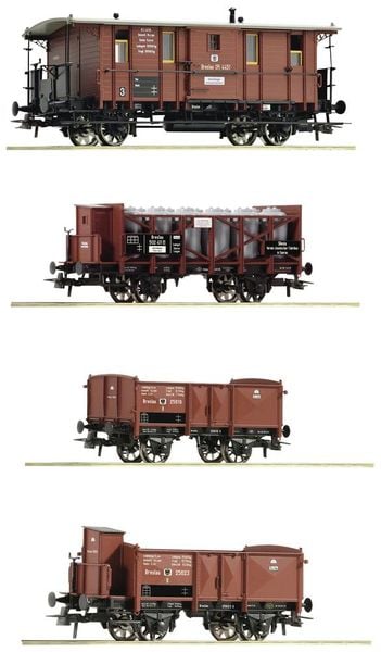 Roco 6600073 H0 4er-Set Güterzug der K.P.E.V