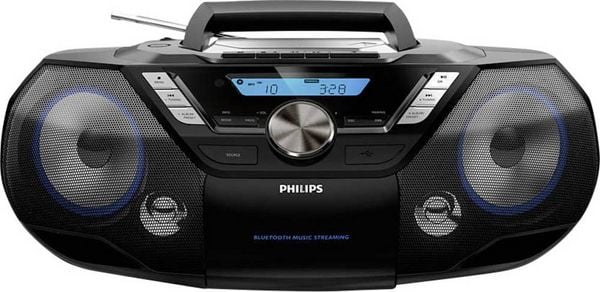 Produktbild: Philips AZB798T CD-Radio DAB+, UKW Bluetooth&reg;, CD, Kassette, USB Schwarz