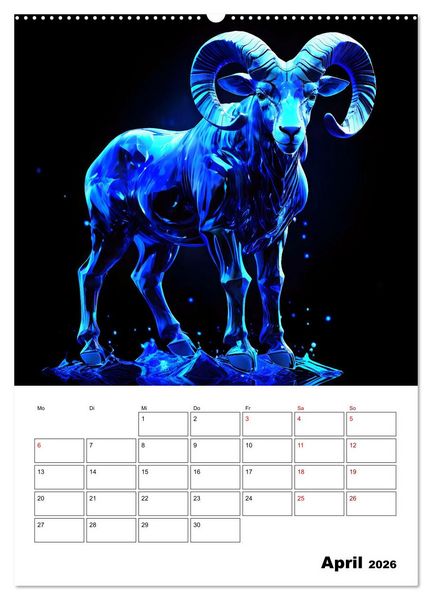 Produktbild: Die Konstellationen der Sterne (hochwertiger Premium Wandkalender 2026 DIN A2 hoch), Kunstdruck in Hochglanz