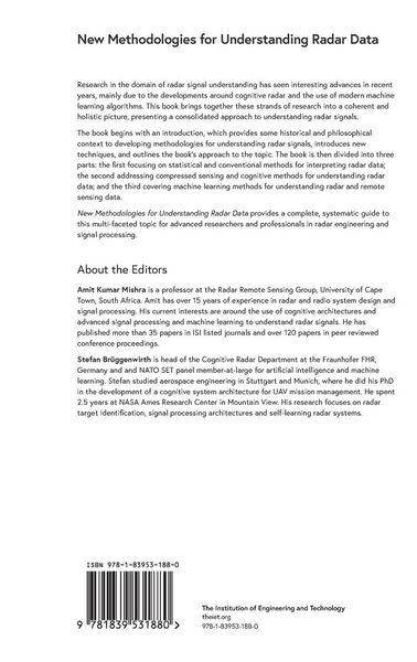 Produktbild: New Methodologies for Understanding Radar Data