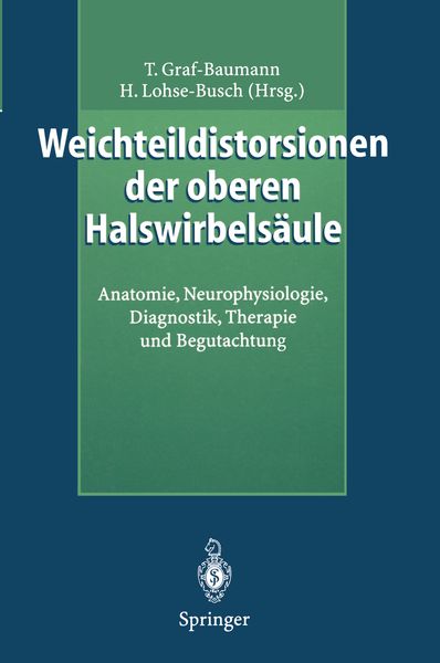 Produktbild: Weichteildistorsionen der oberen Halswirbels&auml;ule