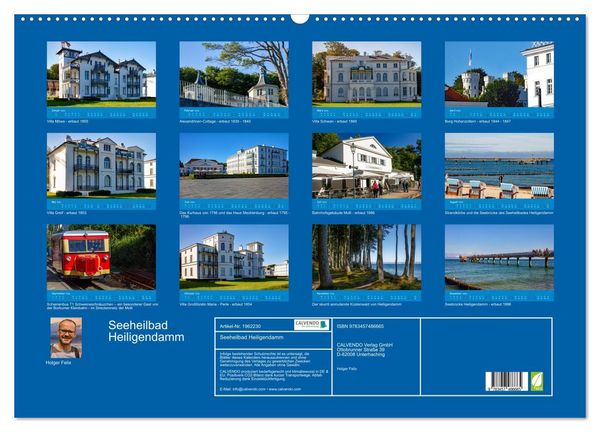Produktbild: Seeheilbad Heiligendamm (Wandkalender 2026 DIN A2 quer), CALVENDO Monatskalender