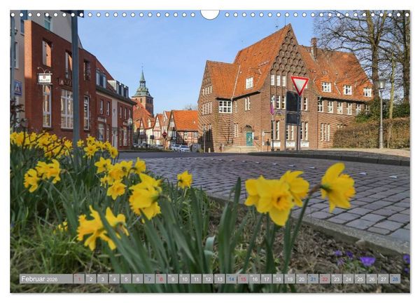 Produktbild: L&uuml;neburg - Eine mittelalterliche und romantische Hansestadt (Wandkalender 2026 DIN A3 quer), CALVENDO Monatskalender
