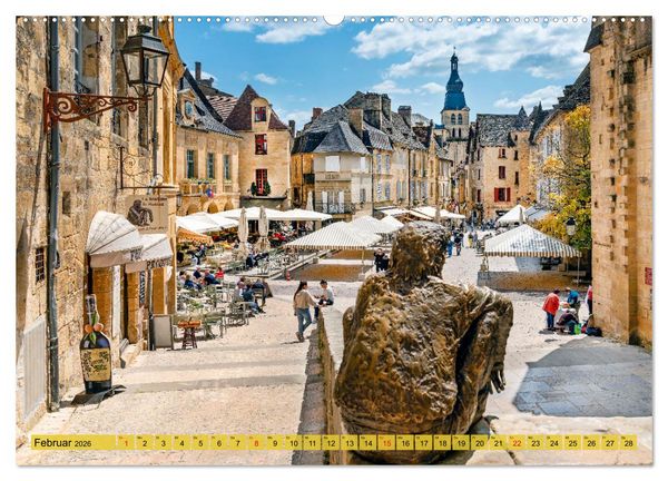 Produktbild: Geheimnisvolles Okzitanien. Augenblicke (hochwertiger Premium Wandkalender 2026 DIN A2 quer), Kunstdruck in Hochglanz