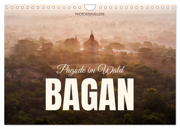 Produktbild: Bagan - Pagode im Wald (Wandkalender 2027 DIN A4 quer), CALVENDO Monatskalender