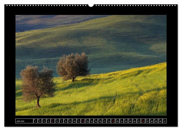 Produktbild: Toskana - Die Magie des Val d'Orcia (Wandkalender 2026 DIN A2 quer), CALVENDO Monatskalender