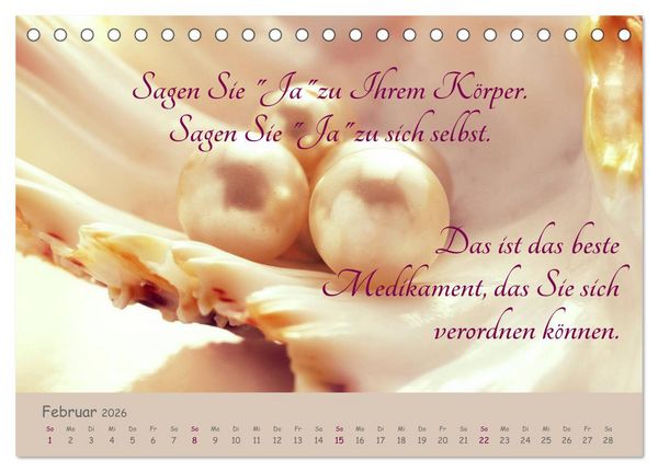 Produktbild: Innere Perlen (Tischkalender 2026 DIN A5 quer), CALVENDO Monatskalender