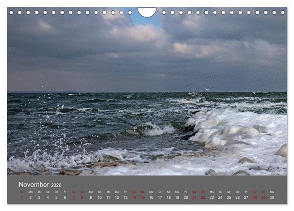 Produktbild: L&uuml;becker Bucht - Travem&uuml;nde - Niendorf - Timmendorf (Wandkalender 2026 DIN A4 quer), CALVENDO Monatskalender