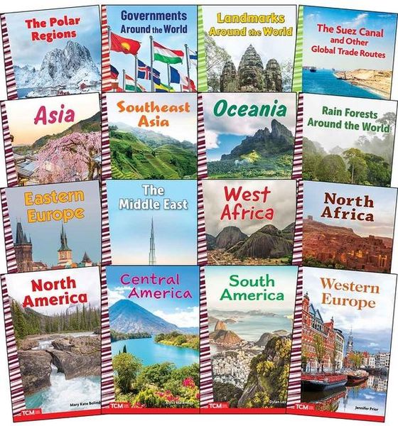 Produktbild: Around the World Social Studies Readers 16-Book Set