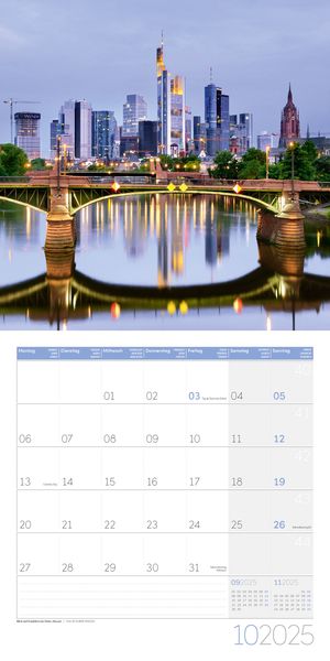 'Deutschland Kalender 2025 - 30x30' - 'Ackermann'