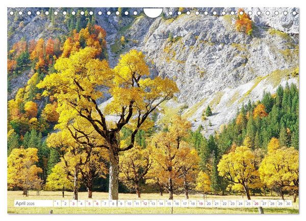 Produktbild: Indian Summer in der Eng - Das Naturdenkmal Gro&szlig;er Ahornboden (Wandkalender 2026 DIN A4 quer), CALVENDO Monatskalender