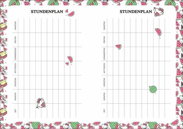 Produktbild: Hello Kitty 17-Monats-Kalenderbuch A5 2027 - 17 Monate. Von August 2026 bis Dezember 2027