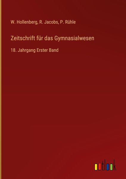 Produktbild: Zeitschrift f&uuml;r das Gymnasialwesen