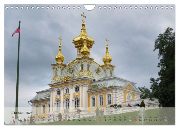 Produktbild: Sankt Petersburg - Pal&auml;ste der Umgebung (Wandkalender 2026 DIN A4 quer), CALVENDO Monatskalender