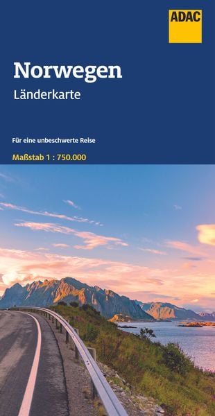 Produktbild: ADAC L&auml;nderkarte Norwegen 1:750.000