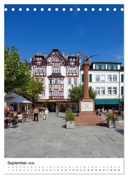 Produktbild: Bad Homburg 2026 von Petrus Bodenstaff (Tischkalender 2026 DIN A5 hoch), CALVENDO Monatskalender