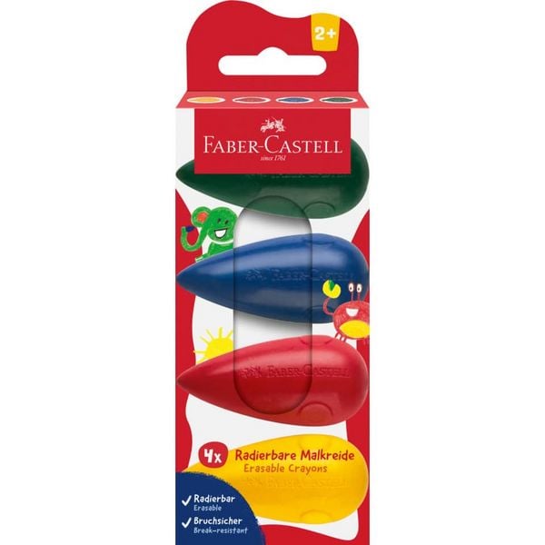 Produktbild: Faber-Castell Malkreide Birne 4er Etui