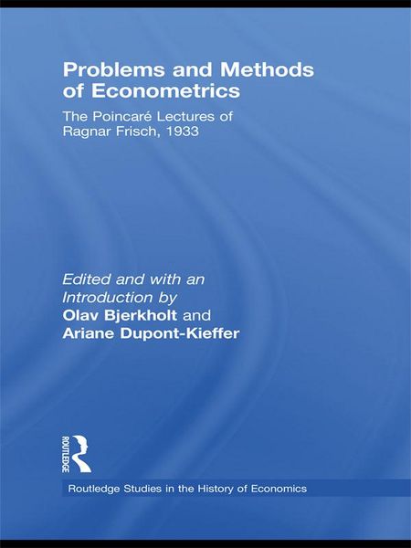 Produktbild: Problems and Methods of Econometrics
