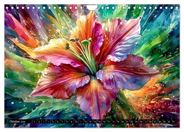 Produktbild: Bl&uuml;hende Zauberwelt (Wandkalender 2026 DIN A4 quer), CALVENDO Monatskalender