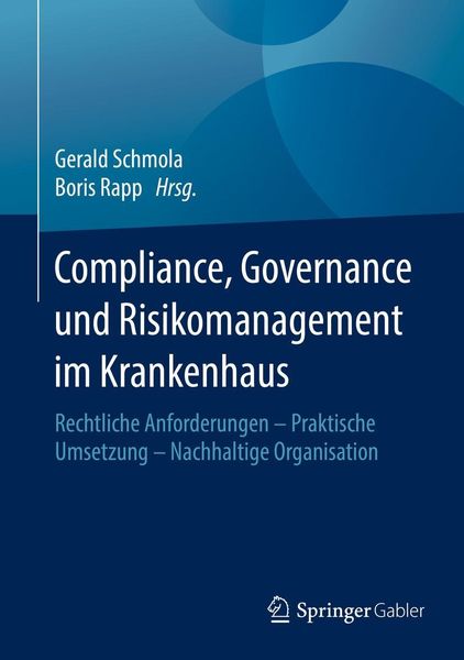 Produktbild: Compliance, Governance und Risikomanagement im Krankenhaus
