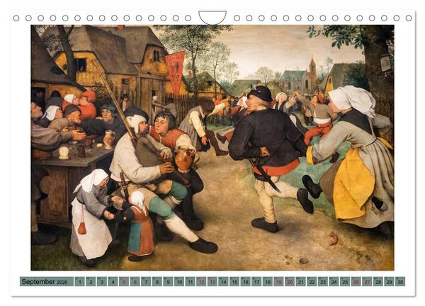 Produktbild: Pieter Bruegel d.&Auml;. (Wandkalender 2026 DIN A4 quer), CALVENDO Monatskalender