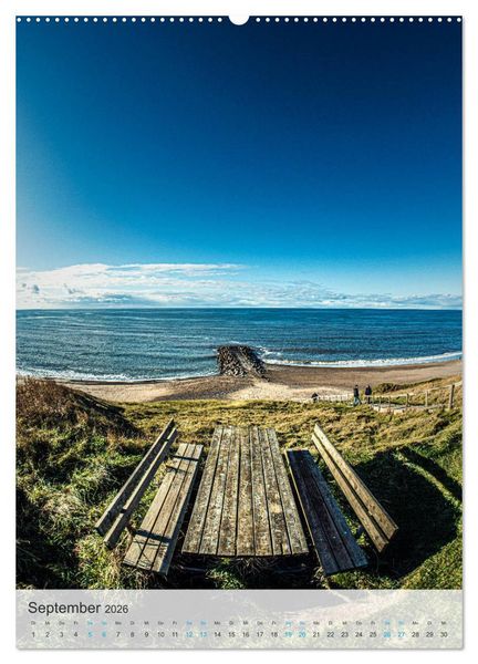 Produktbild: D&auml;nemarks Nordseek&uuml;ste - Vom Ringk&oslash;bing-Fjord bis zur Jammerbucht (hochwertiger Premium Wandkalender 2026 DIN A2 hoch), Kunstdruck in Hochglanz
