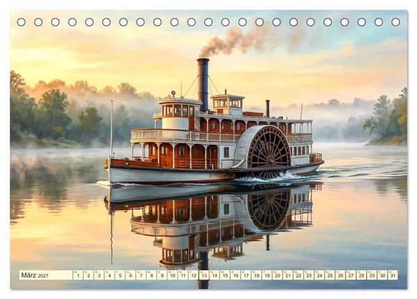 Produktbild: Nostalgisch auf Reisen (Tischkalender 2027 DIN A5 quer), CALVENDO Monatskalender
