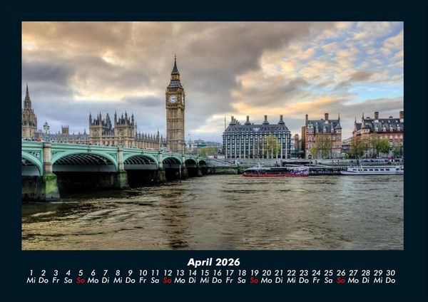 Produktbild: London - Impressionen 2026 Fotokalender DIN A4