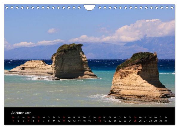 Produktbild: Korfu - Kerkira (Wandkalender 2026 DIN A4 quer), CALVENDO Monatskalender