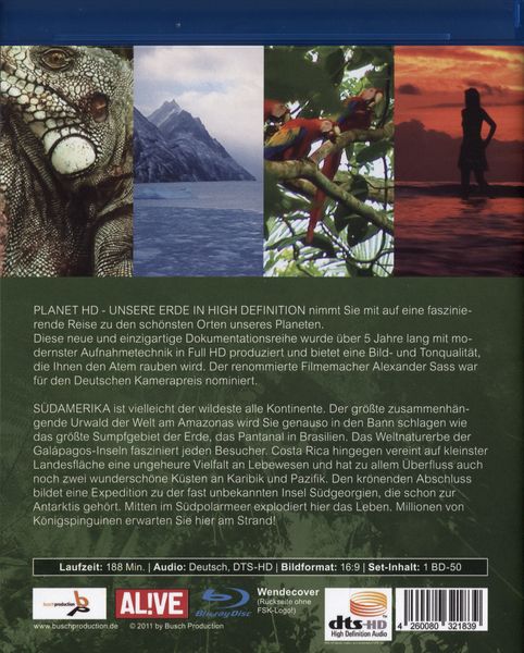 Produktbild: Planet HD - Unsere Erde in High Definition: Südamerika