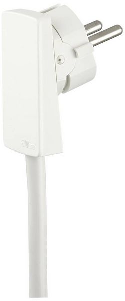 Produktbild: EVOline 1512 0015 1300 Strom Anschlusskabel Wei&szlig; 1.5m