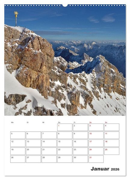 Produktbild: Oberbayerische Alpen (Wandkalender 2026 DIN A2 hoch), CALVENDO Monatskalender
