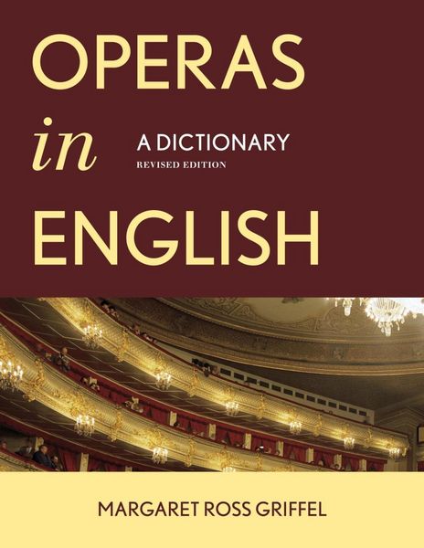 Produktbild: Operas in English: A Dictionary