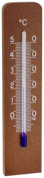 Produktbild: TFA Dostmann Analoges Innenthermometer Thermometer Nussbaum 12.1057.03