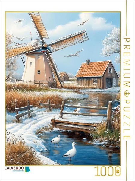 CALVENDO Puzzle Winter Impressionen | 1000 Teile Lege-Größe 64x48cm Foto-Puzzle für glückliche Stunden