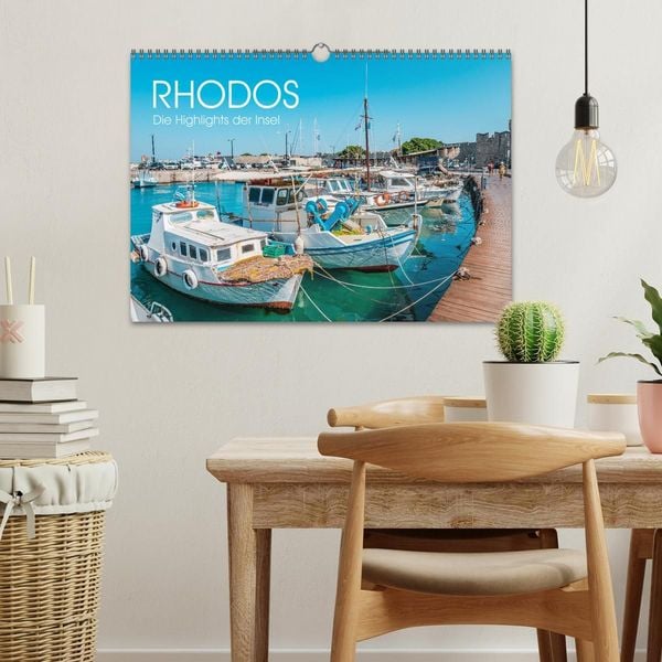 Produktbild: Rhodos - Die Highlights der Insel (Wandkalender 2027 DIN A3 quer), CALVENDO Monatskalender
