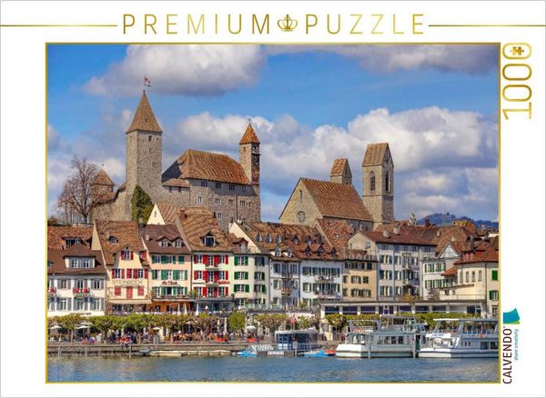 Produktbild: CALVENDO Puzzle Rapperswil | 1000 Teile Lege-Gr&ouml;&szlig;e 64x48cm Foto-Puzzle f&uuml;r gl&uuml;ckliche Stunden